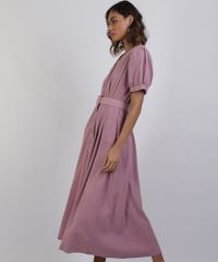 Vestido-Feminino-Mindset-Midi-com-Botoes-e-Cinto-Manga-Bufante-Rose-9950108-Rose_1