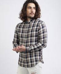 Camisa-Unissex-Estampada-Xadrez-Manga-Longa-Azul-Marinho-9809548-Azul_Marinho_2