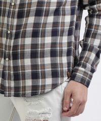 Camisa-Unissex-Estampada-Xadrez-Manga-Longa-Azul-Marinho-9809548-Azul_Marinho_4