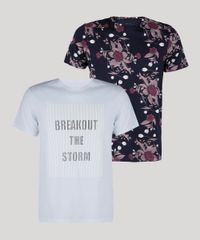 Kit-de-2-Camisetas-Masculinas-com-Estampa-Manga-Curta-Gola-Careca-Multicor-9952033-Multicor_1
