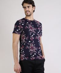 Kit-de-2-Camisetas-Masculinas-com-Estampa-Manga-Curta-Gola-Careca-Multicor-9952033-Multicor_2