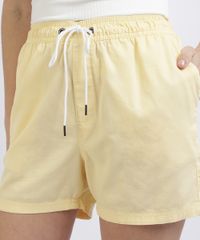 Bermuda-de-Unissex-Masculina-Relax-com-Bolsos--Amarelo-Claro-9952811-Amarelo_Claro_4