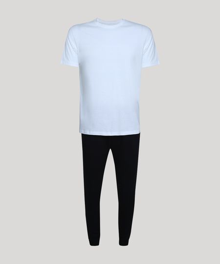 Kit-Masculino-de-Camiseta-Manga-Curta-Gola-Careca---Calca-de-Moletom-Multicor-9951937-Multicor_1 Kit-Masculino-de-Camiseta-Manga-Curta-Gola-Careca---Calca-de-Moletom-Multicor-9951937-Multicor_1