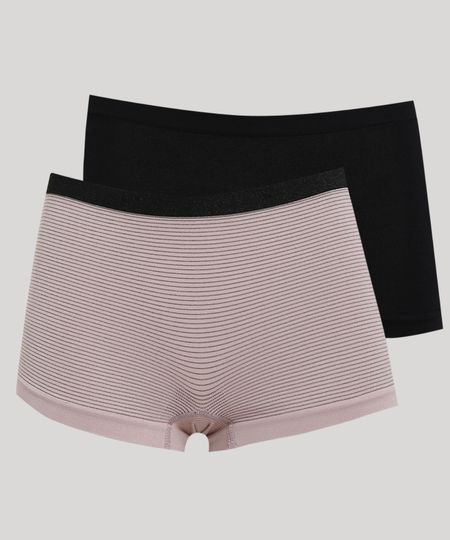 Kit Calcinhas Boyshort Delrio
