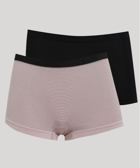 Kit Calcinhas Boyshort Delrio
