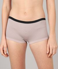 Kit Calcinhas Boyshort Delrio Cinza Frente