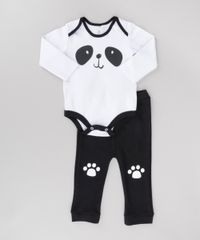 Conjunto-de-Body--Panda--Branco---Calca-em-Moletom-Preta-8686109-Preto_1