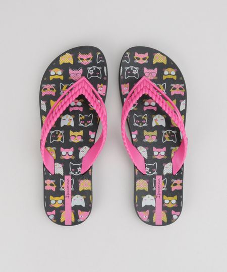Chinelo-Ipanema-Estampado-de-Gatos-Preto-8742240-Preto_1