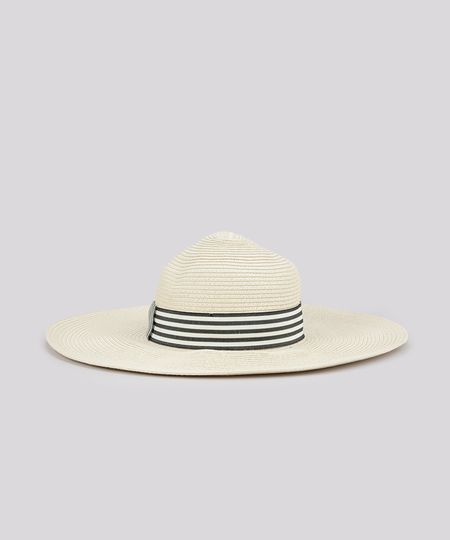 Chapeu-de-Praia-com-Faixa-Listrada-Bege-Claro-8624751-Bege_Claro_1 Chapeu-de-Praia-com-Faixa-Listrada-Bege-Claro-8624751-Bege_Claro_1