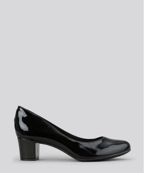 Scarpin-Salto-Baixo-Beira-Rio-Conforto-em-Verniz-Preto-8228985-Preto_1
