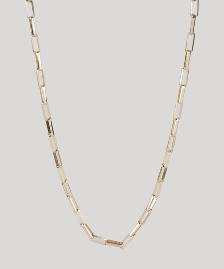 Colar-Duplo-Feminino-com-Elos-Retangulares-Dourado-9935214-Dourado_1