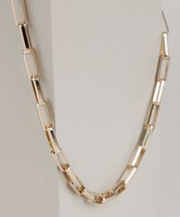 Colar-Duplo-Feminino-com-Elos-Retangulares-Dourado-9935214-Dourado_2