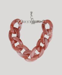 Pulseira-Feminina-com-Elos-Grandes-Vermelha-9935215-Vermelho_1