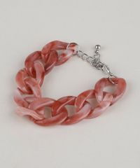 Pulseira-Feminina-com-Elos-Grandes-Vermelha-9935215-Vermelho_3