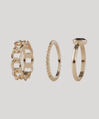 Kit-de-3-Aneis-Femininos-com-Pedra-Zirconia-Dourado-9937562-Dourado_1