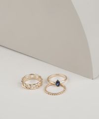 Kit-de-3-Aneis-Femininos-com-Pedra-Zirconia-Dourado-9937562-Dourado_2