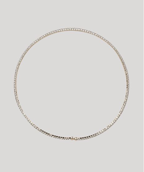Colar-Chocker-Feminino-com-Strass-Dourado-9937575-Dourado_1
