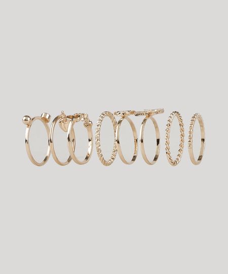 Kit-de-8-Aneis-Femininos-Dourado-9261815-Dourado_1