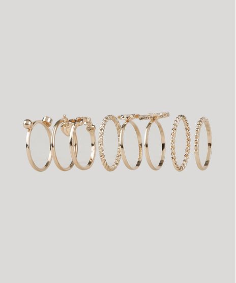 Kit-de-8-Aneis-Femininos-Dourado-9261815-Dourado_1