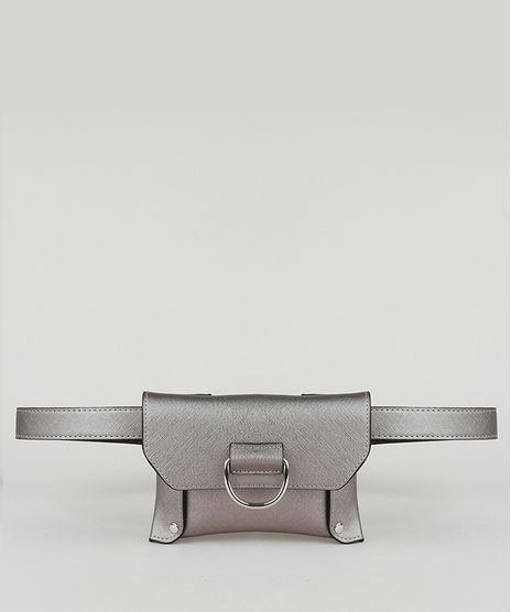 Pochete-Feminina-Pequena-com-Lapela-Prateada-9913772-Prateada_1