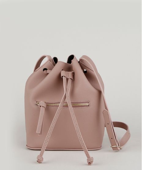 Bolsa-Bucket-Feminina-com-Alca-Transversal--Rose-9948891-Rose_1