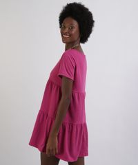Vestido-Feminino-Curto-Com-Babado-Manga-Curta-Decote-Redondo-Pink-9960222-Pink_2