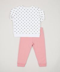 Conjunto-Infantil-de-Moletom-com-Blusao-Estampada-de-Poa---Calca--Rosa-9958071-Rosa_2