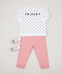 Conjunto-Infantil-de-Moletom-com-Blusao-Estampada-de-Poa---Calca--Rosa-9958071-Rosa_3