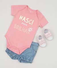 Body-Infantil--Nasci-Para-Brilhar--Manga-Curta-Rosa-Claro-9842917-Rosa_Claro_3