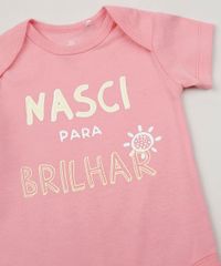 Body-Infantil--Nasci-Para-Brilhar--Manga-Curta-Rosa-Claro-9842917-Rosa_Claro_4