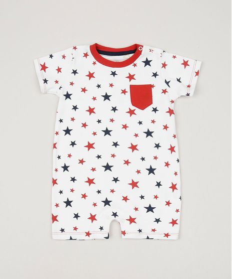 Macaquinho-Infantil-Estampado-de-Estrelas-Manga-Curta-Branco-9951492-Branco_1