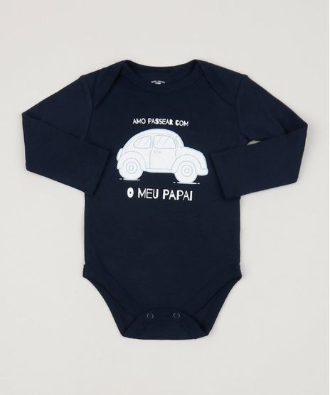 Body-Infantil--Amo-passear-com-o-meu-pai--Manga-Longa-Azul-Marinho-9842847-Azul_Marinho_1