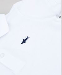 Polo-em-Piquet-Infantil-Basica-Manga-Curta-com-Bordado-Branco-8527029-Branco_5