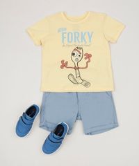 Camiseta-Infantil-Garfinho-Toy-Story-Manga-Curta-Gola-Careca-Amarela-9957865-Amarelo_3