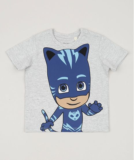 Camiseta-Infantil-PJ-Masks-Manga-Curta-Gola-Careca-Cinza-Mescla-9958600-Cinza_Mescla_1