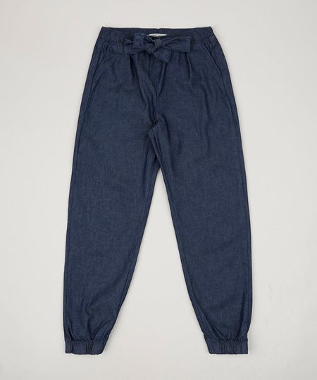 Calca-Jeans-Infantil-Jogger-com-Bolsos-Azul-Medio-9957785-Azul_Medio_1