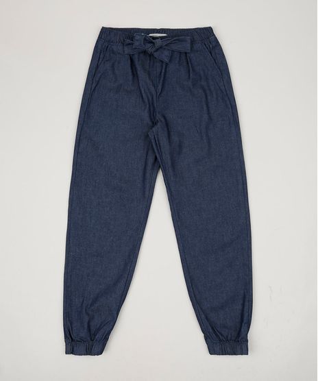 Calca-Jeans-Infantil-Jogger-com-Bolsos-Azul-Medio-9957785-Azul_Medio_1