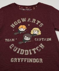Pijama-Juvenil-Harry-Potter-Manga-Curta-Vinho-9958082-Vinho_3