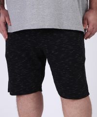 Bermuda-de-Moletom-Masculina-Plus-Size-Relaxed-com-Cordao-e-Bolsos-Preta-9952225-Preto_1