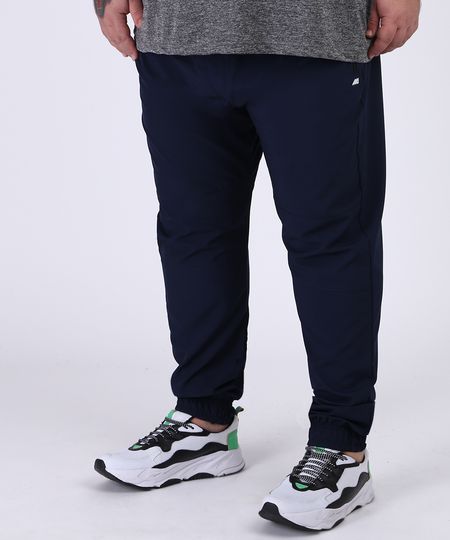 Calca-Masculina-Plus-Size-Esportiva-Ace-Relaxed-com-Bolsos-Azul-Marinho-9951736-Azul_Marinho_1