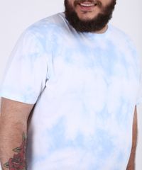 Camiseta-Masculina-Plus-Size-Estampado-Tie-Dye-Manga-Curta-Gola-Careca-Azul-Claro-9953461-Azul_Claro_4 Camiseta-Masculina-Plus-Size-Estampado-Tie-Dye-Manga-Curta-Gola-Careca-Azul-Claro-9953461-Azul_Claro_4