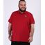 Polo-Masculina-Plus-Size-Bordado-de-Rosa-dos-Ventos-Manga-Curta-Gola-Careca-Vermelha-9954196-Vermelho_1