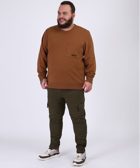 blusão masculino plus size