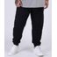 Calca-de-Moletom-Masculina-Plus-Size-Relaxed-com-Bolsos-Preta-9958211-Preto_1