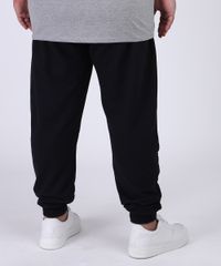 Calca-de-Moletom-Masculina-Plus-Size-Relaxed-com-Bolsos-Preta-9958211-Preto_2