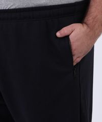 Calca-de-Moletom-Masculina-Plus-Size-Relaxed-com-Bolsos-Preta-9958211-Preto_4