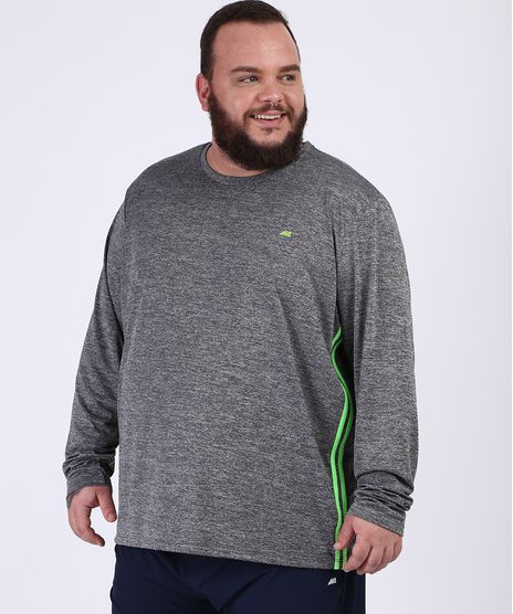 Camiseta-Masculina-Plus-Size-Ace-Esportes-Manga-Longa-Gola-Careca-Cinza-Mescla-Escuro-9958737-Cinza_Mescla_Escuro_1