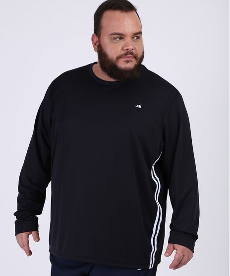 Camiseta-Masculina-Plus-Size-Ace-Esportes-Manga-Longa-Gola-Careca-Preta-9958737-Preto_1