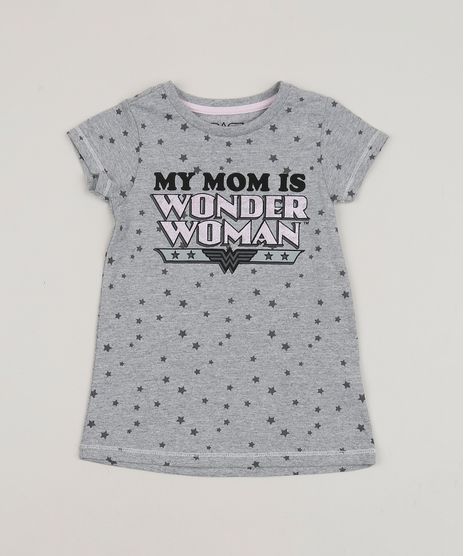 Camisola-Infantil-Mulher-Maravilha-Estampada-Manga-Curta-Cinza-Mescla-9941785-Cinza_Mescla_1