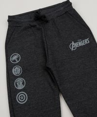 Calca-de-Moletom-Infantil-Jogger-Os-Vingadores--Cinza-Mescla-Escuro-9945379-Cinza_Mescla_Escuro_3